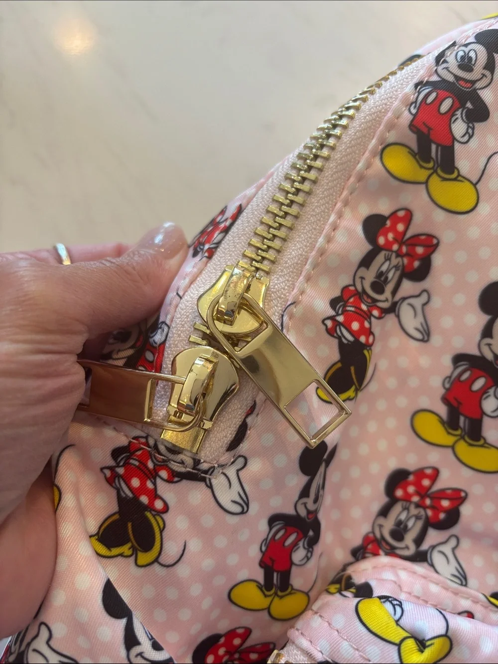 Disney Stoney Clover Lane Perfect Pair Polka Dot Adult Backpack